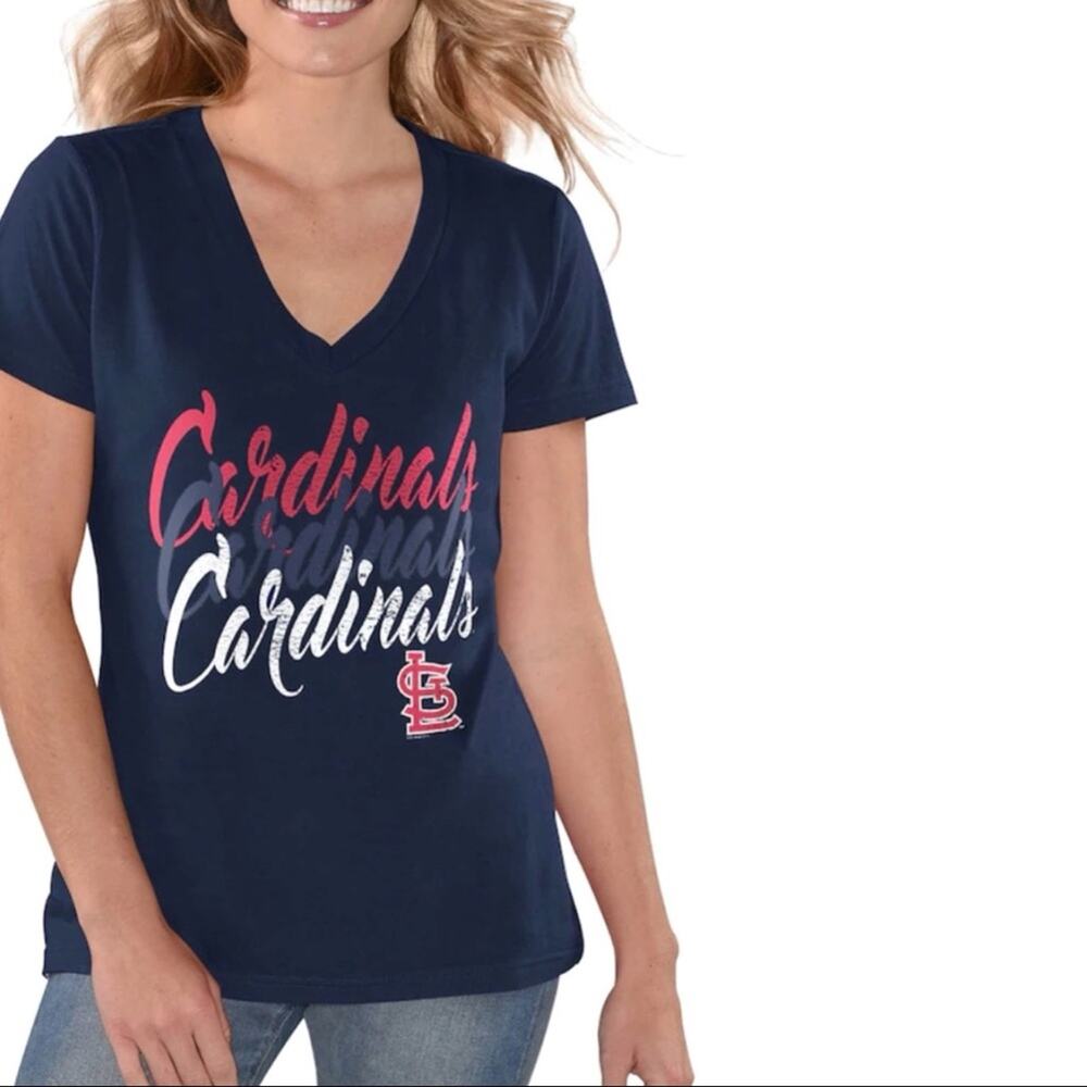 MLB Baseball St. Louis Cardinals Baseball T-shirt Shirt Athletic Game Small NWT